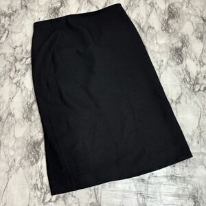 Massimo Dutti Black Pencil Skirt Stretch Classic size 6 Business office wear